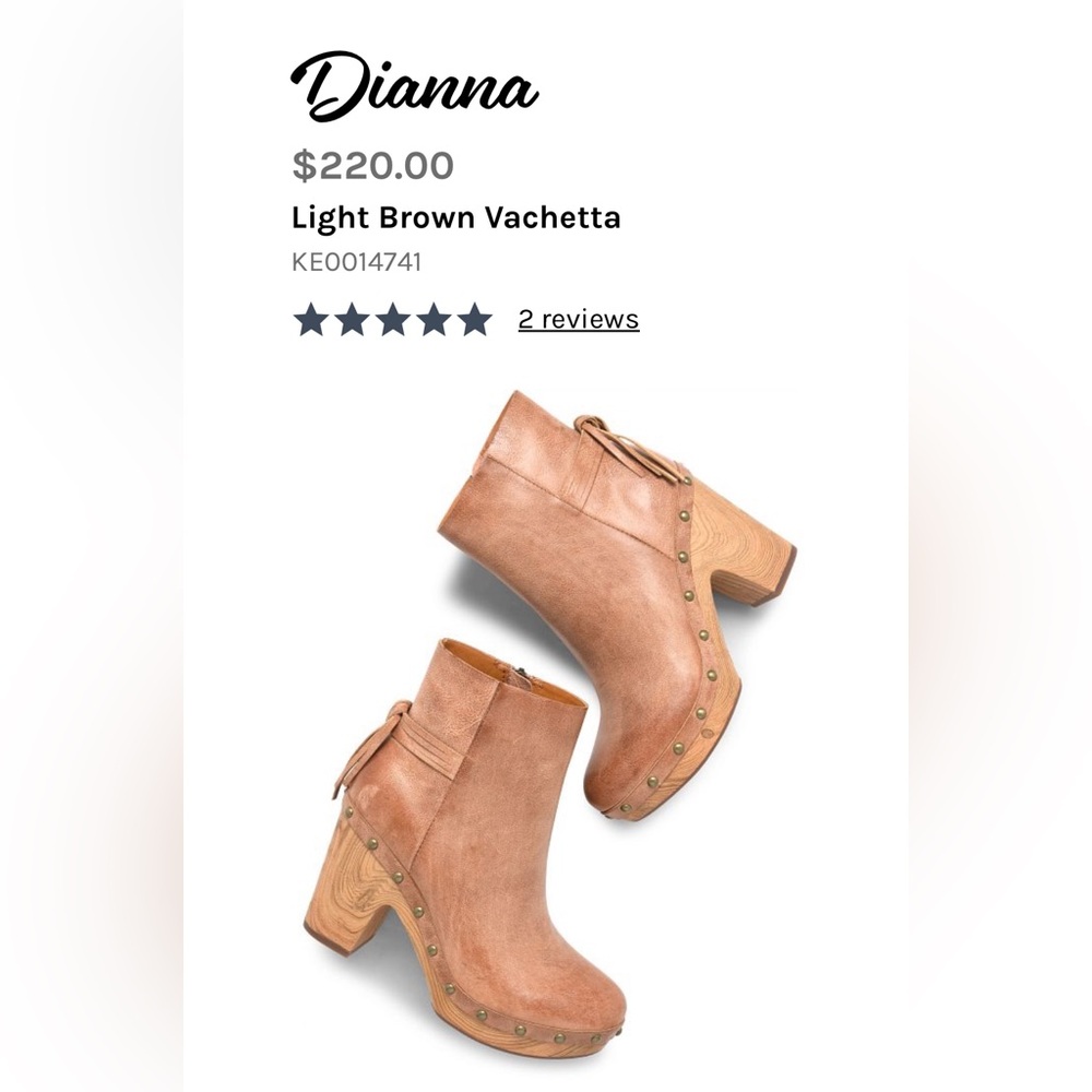 Light Brown Korkease Dianna Bootie